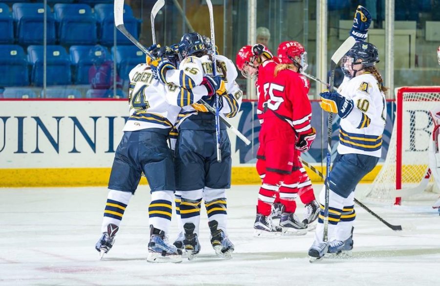 Quinnipiac womens hockey two goal third leads to win versus Colgate