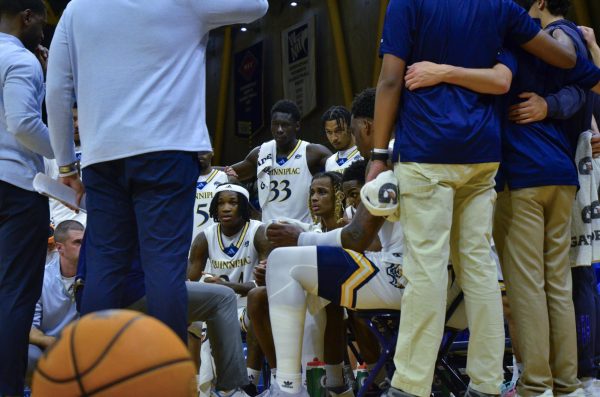 Exhibition win over Albertus Magnus marks new beginning for men’s basketball