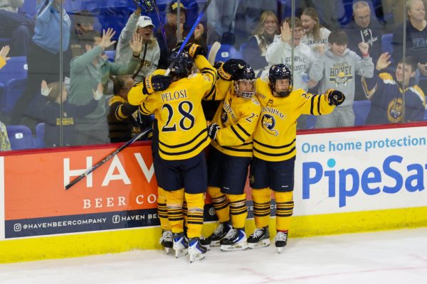 Quinnipiac’s gutsy third-period comeback flips the script to tie the home opener, win in exhibition shootout.